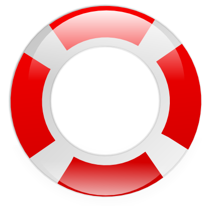 Download free red round white icon